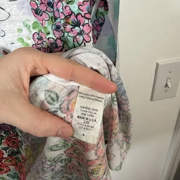 Jess & Jane French Paris Cafe Long Sleeve Tunic T-Shirt Artsy Womens Small - Picture 5 of 6